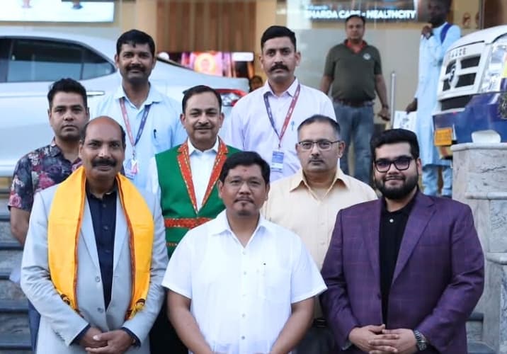 A Prestigious Visit by Hon’ble CM Shri Conrad K. Sangma Ji at ShardaCare – Healthcity